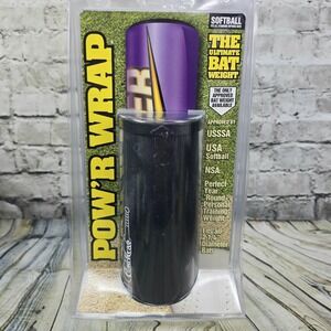 Pow'r Wrap Bat Weight for Softball 24 Ounces Black USSSA Approved - NEW